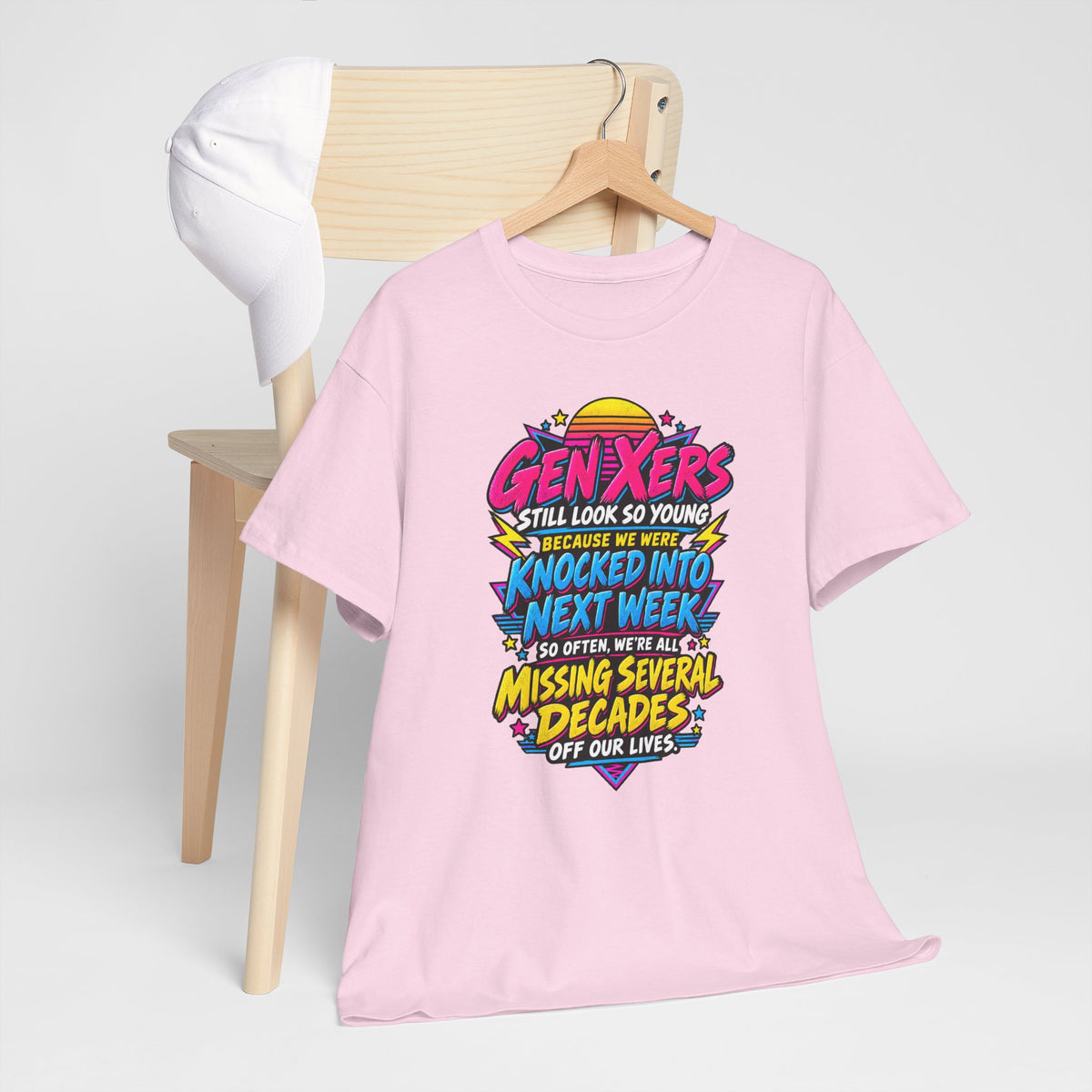 Gen Xers Retro Graphic Tee — “Still Look So Young… Missing Several Decades”