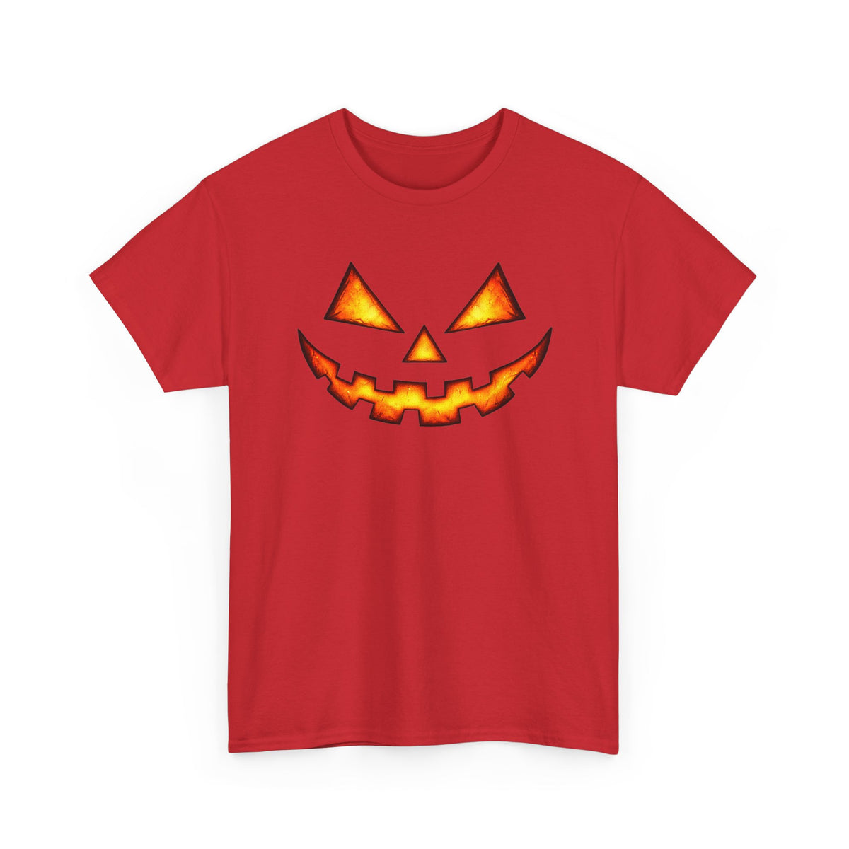 Jack-O'-Lantern Pumpkin Scary Face T-Shirt — Halloween Horror Costume Tee
