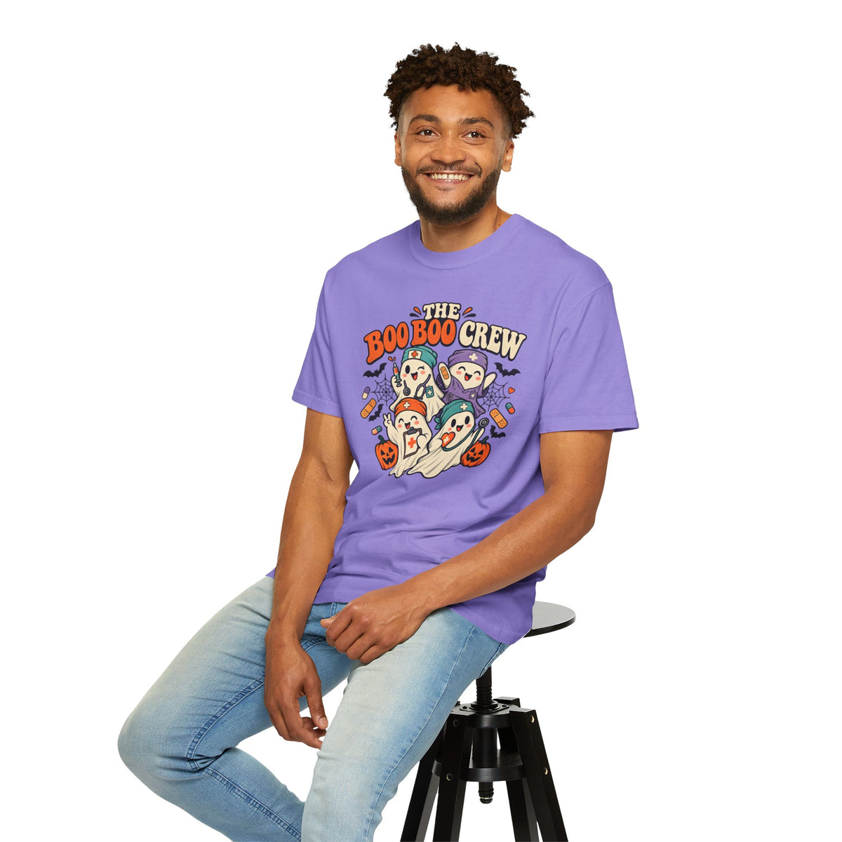 Halloween 'The Boo Boo Crew' Graphic T-Shirt