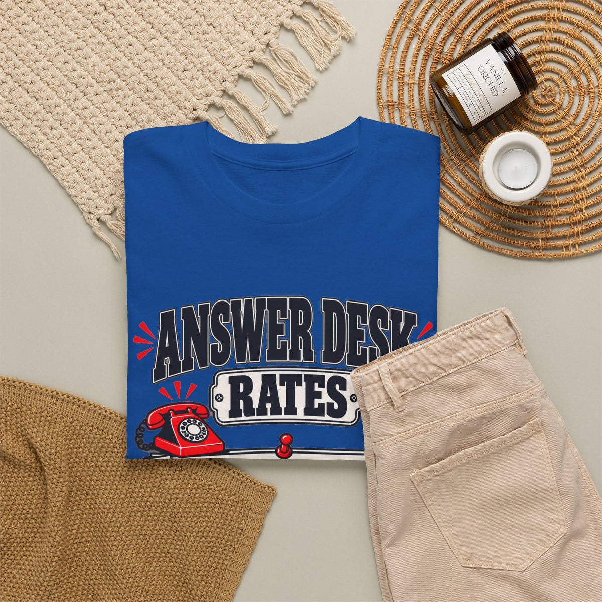 Answer Desk Rates T-Shirt — Funny Help Desk IT Support Tee ("Answer 1.00, Correct Answer 4.00")