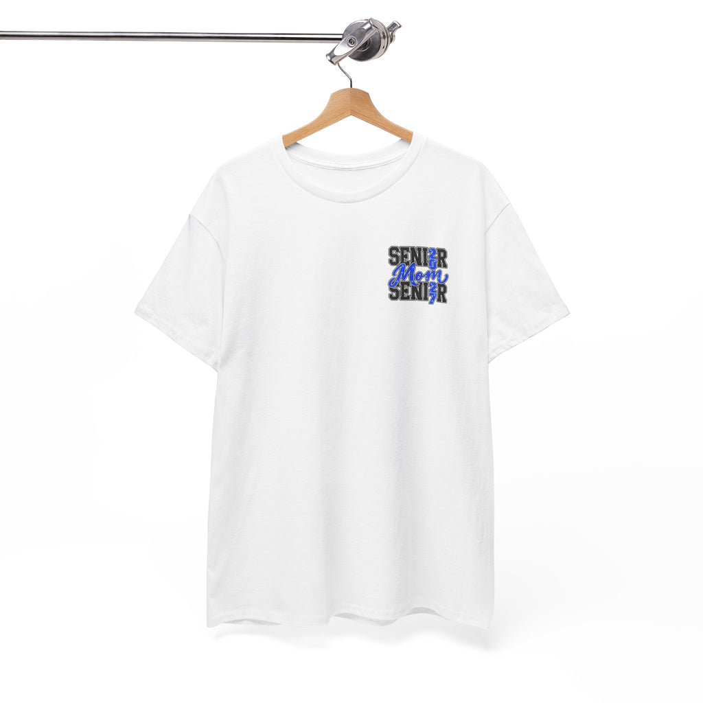 Senior Mom 2027 T-Shirt — Back Print Proud Senior Parent Tee