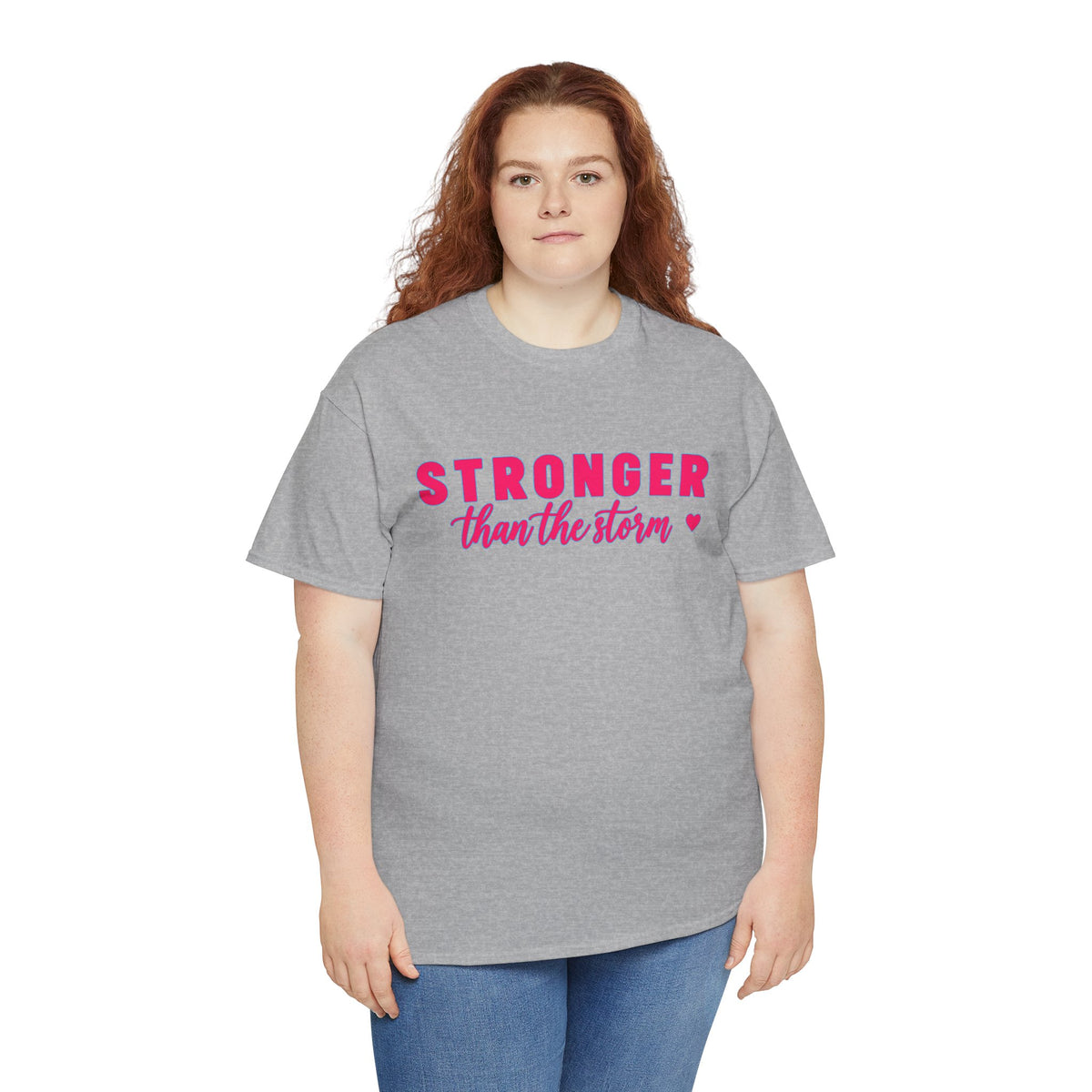 Stronger Than the Storm Tee - Inspirational Women's Resilience T-Shirt