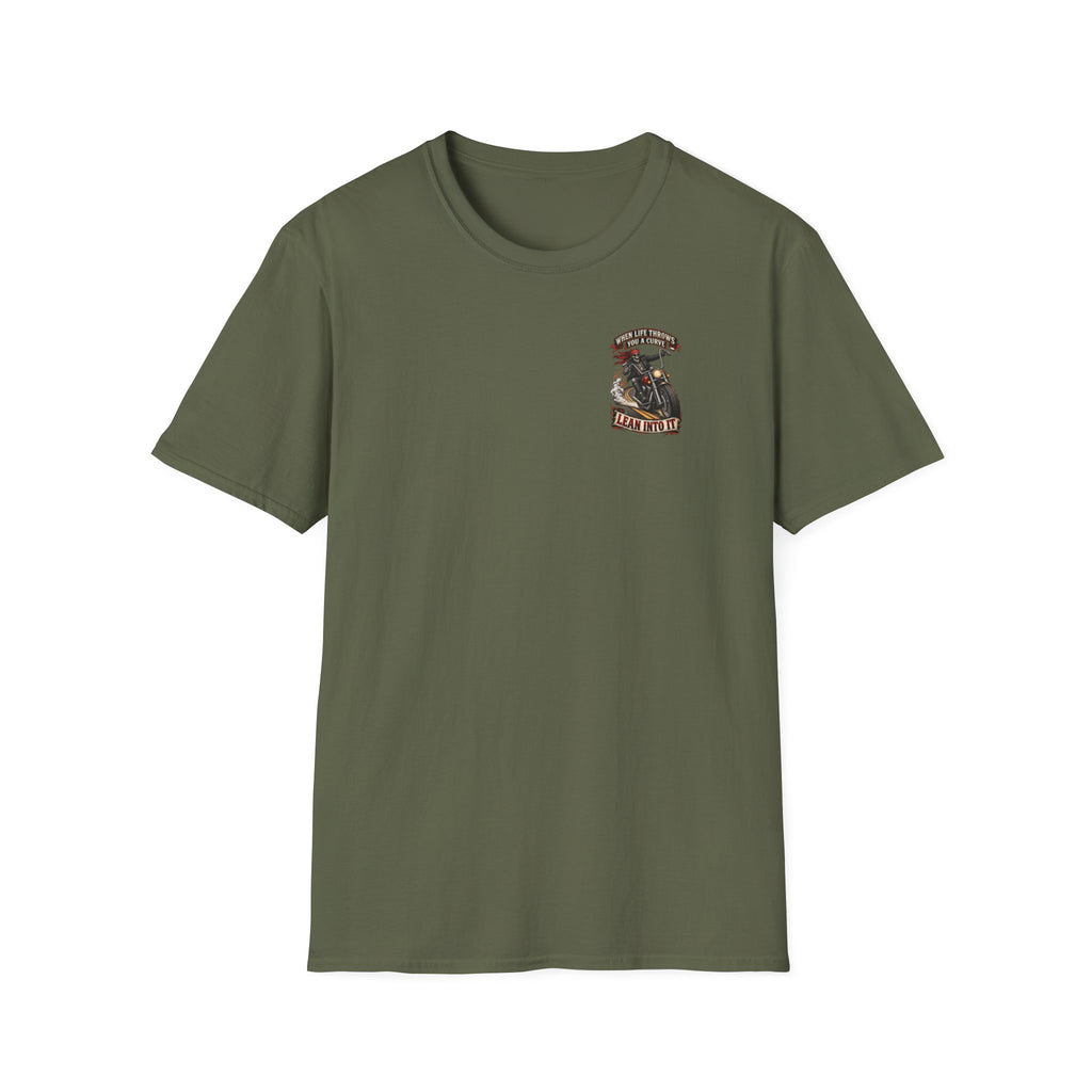 Motorcycle Rider Skull Tee — Born to Ride Graphic T-Shirt