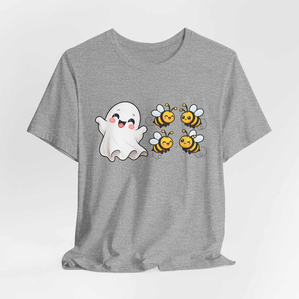 Boo & Bees Halloween Tee – Cute Ghost & Bee Shirt | Spooky Season Must-Have