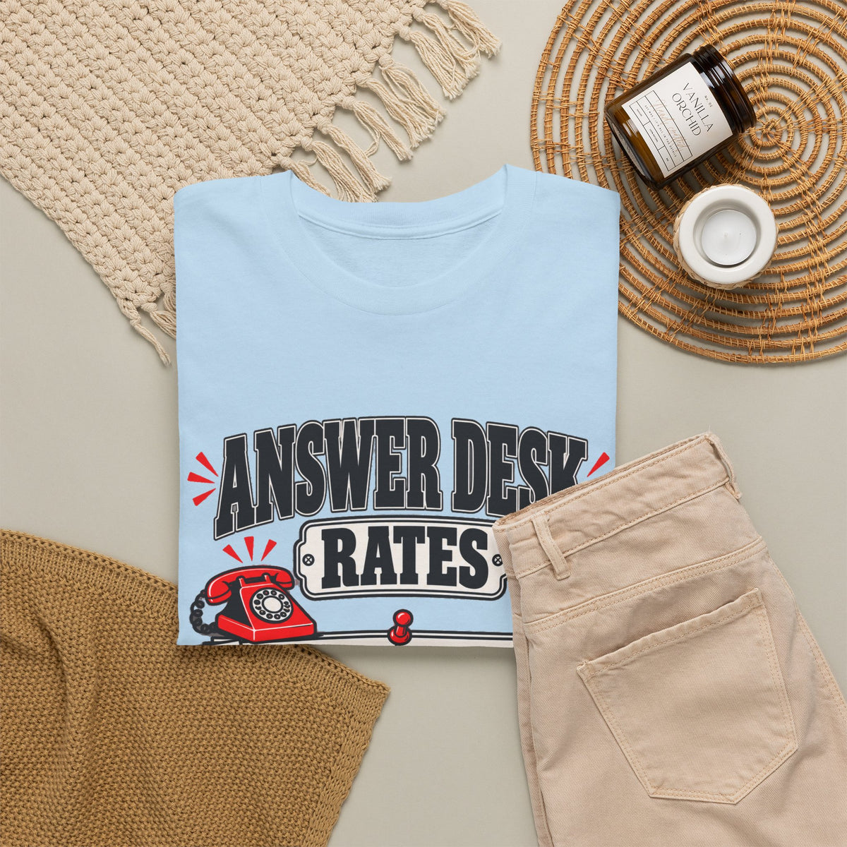 Answer Desk Rates T-Shirt — Funny Help Desk IT Support Tee ("Answer 1.00, Correct Answer 4.00")