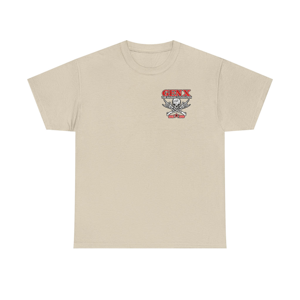 Gen X T‑Shirt — "The Badass Generation" Skull & Crossbones Retro Tee