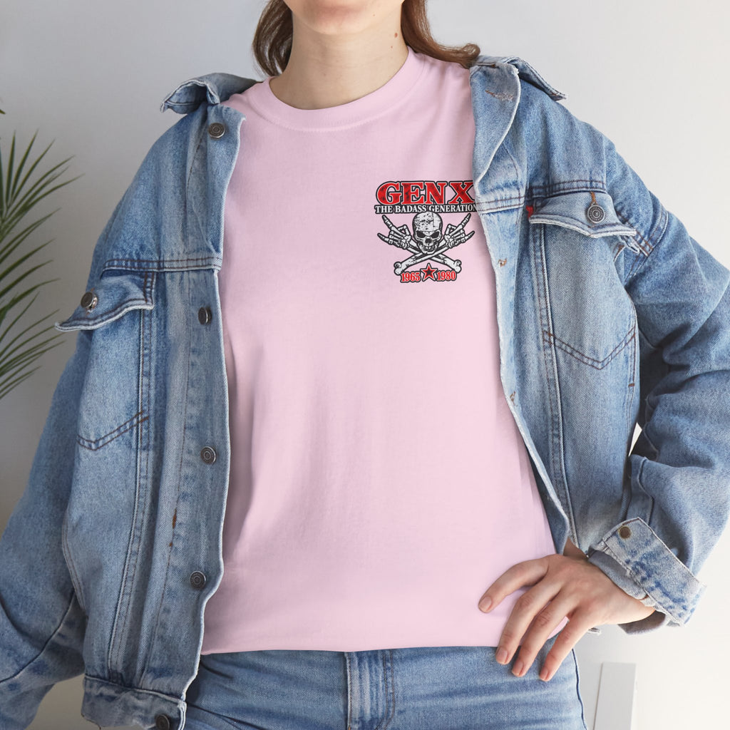 Gen X T‑Shirt — "The Badass Generation" Skull & Crossbones Retro Tee