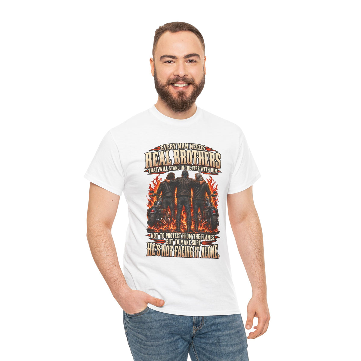 Real Brothers Graphic T-Shirt – Brotherhood and Strength
