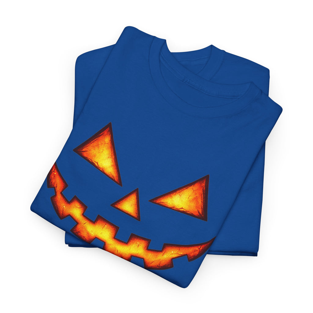 Jack-O'-Lantern Pumpkin Scary Face T-Shirt — Halloween Horror Costume Tee