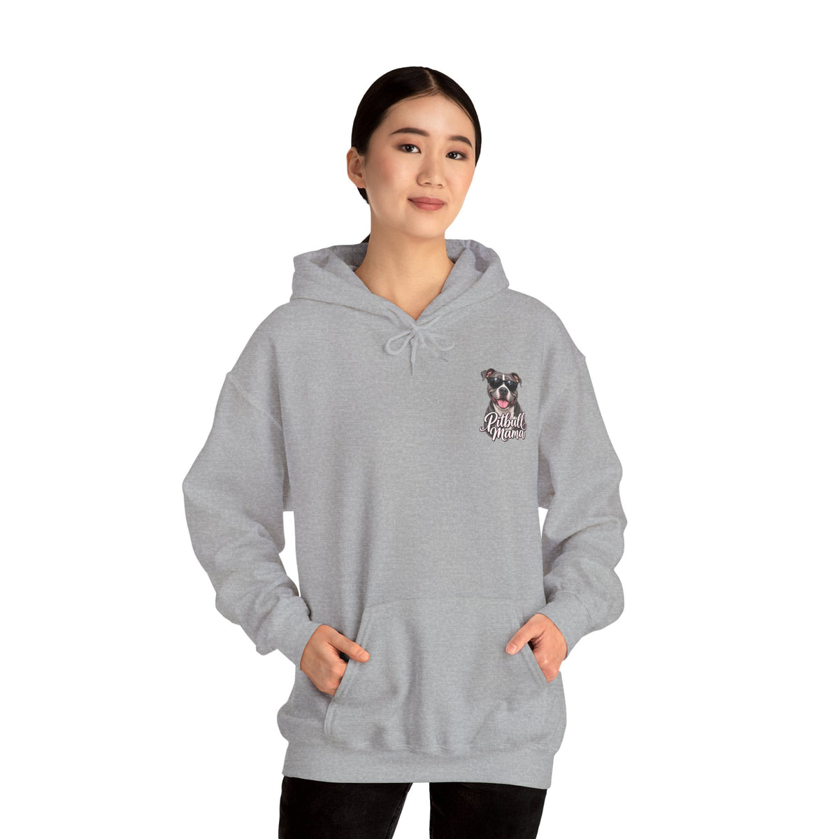 Pitbull Mama Hoodie — Cute Pitbull Dog Mom Pullover