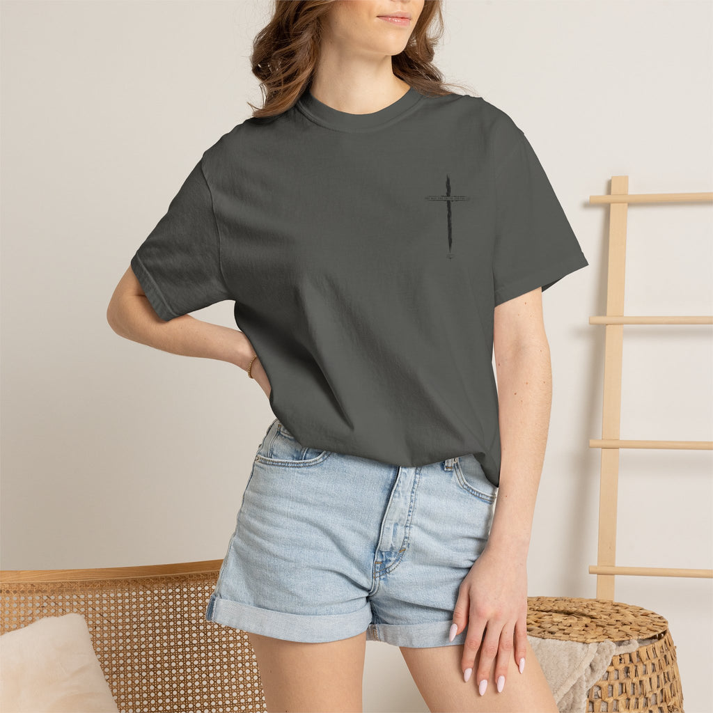 Christian Cross T-Shirt — 'The Way, The Truth, The Life' Religious Tee