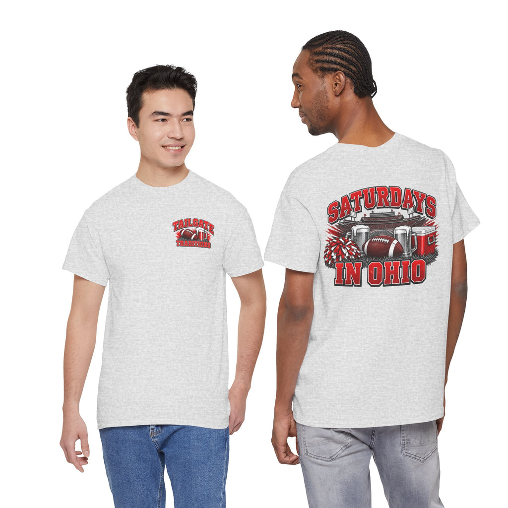 T-Shirt — Saturdays in Ohio Football & Tailgate Tee