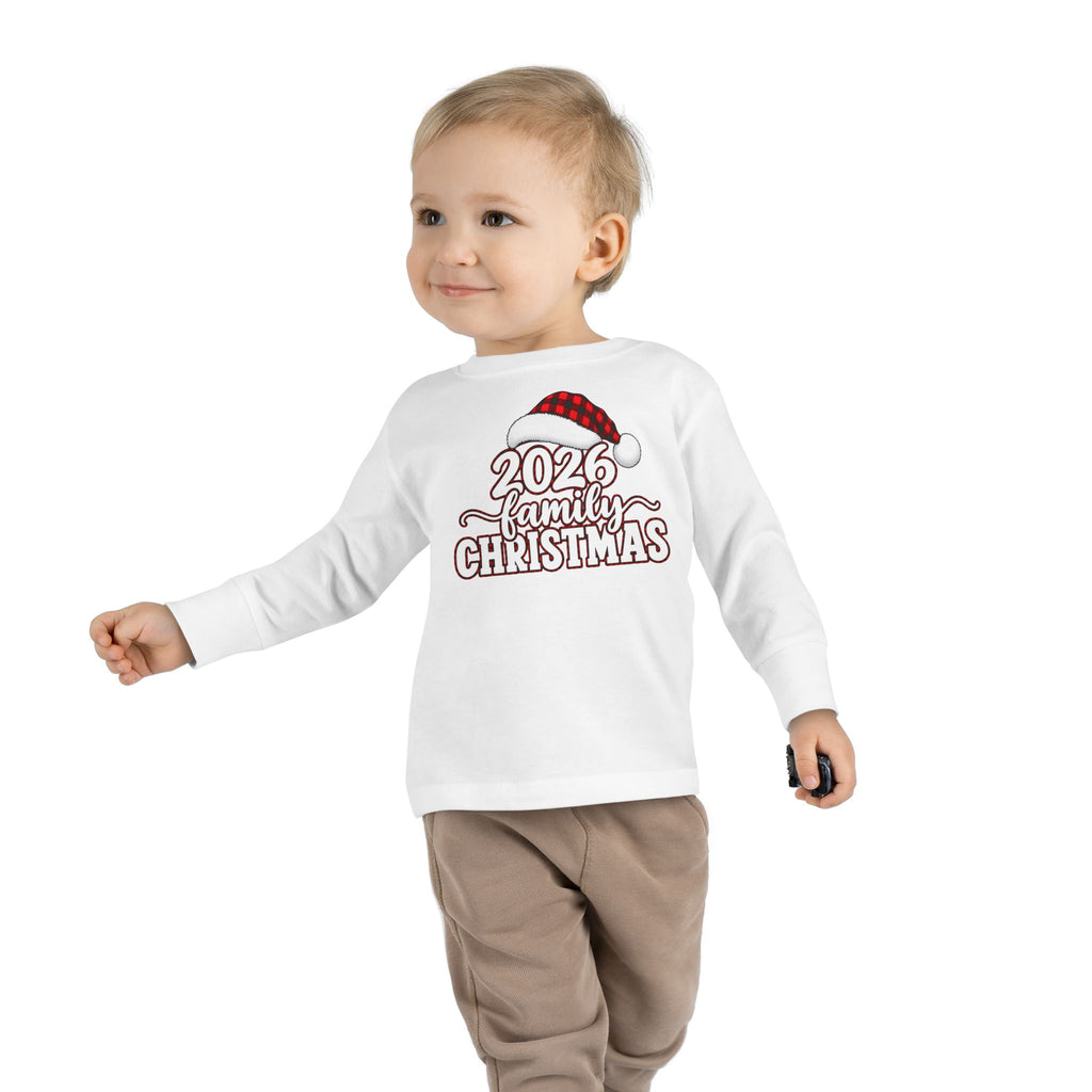 2026 Family Christmas Toddler Long Sleeve Tee