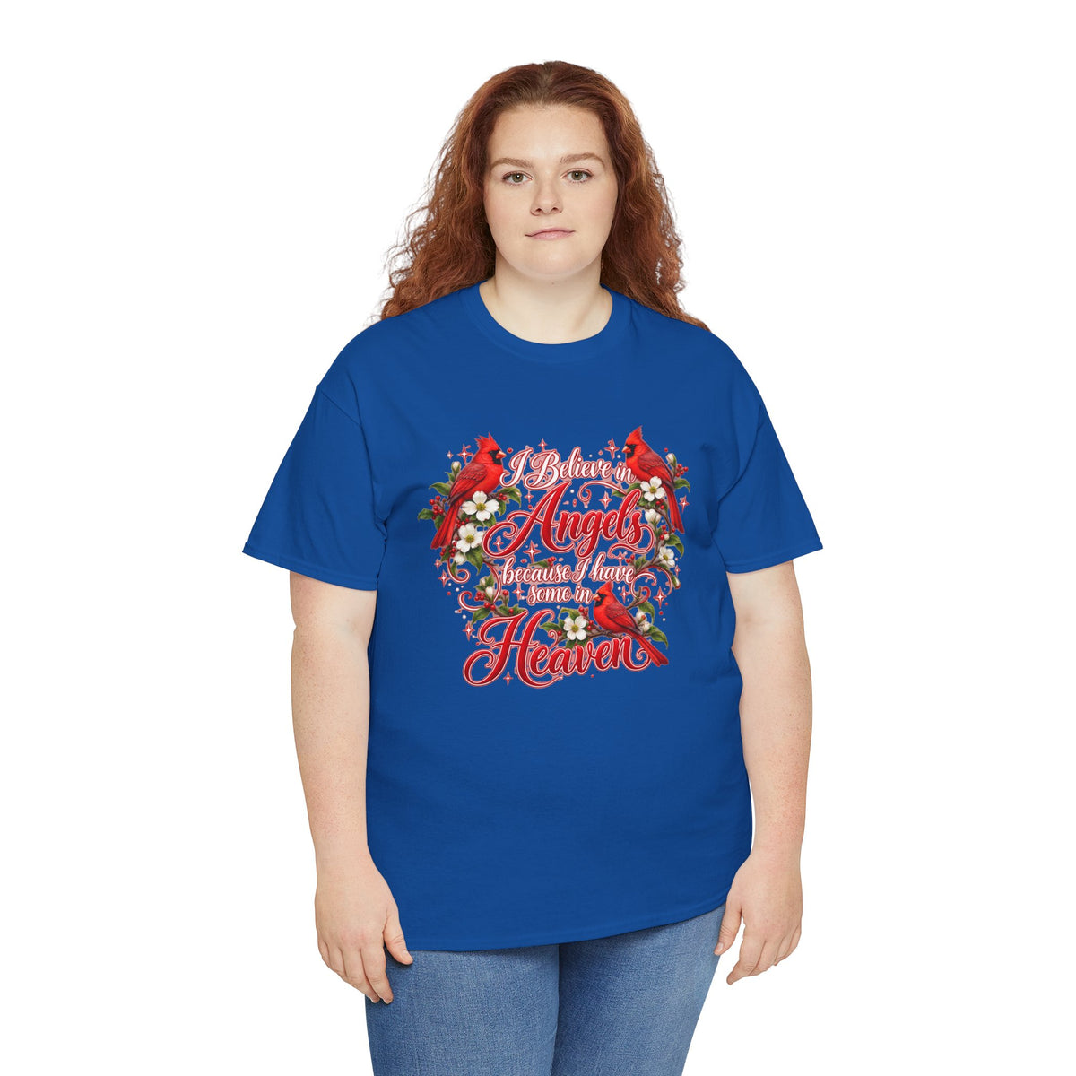 Angels from Heaven Cardinal Christmas T-Shirt