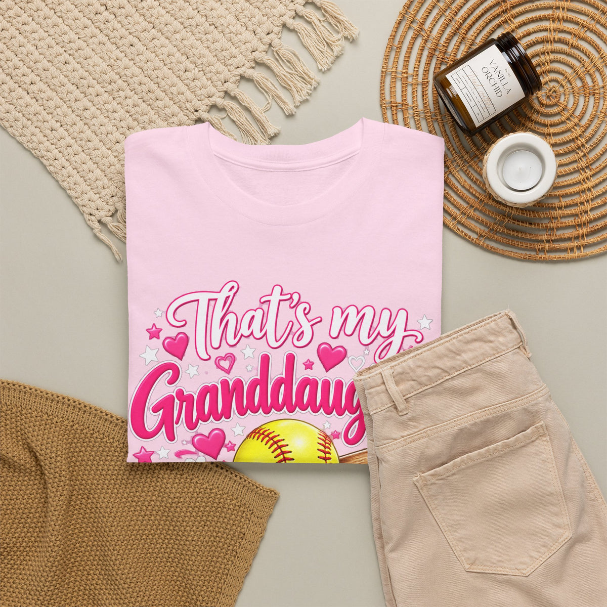 That’s My Granddaughter Out There Softball Grandma T-Shirt