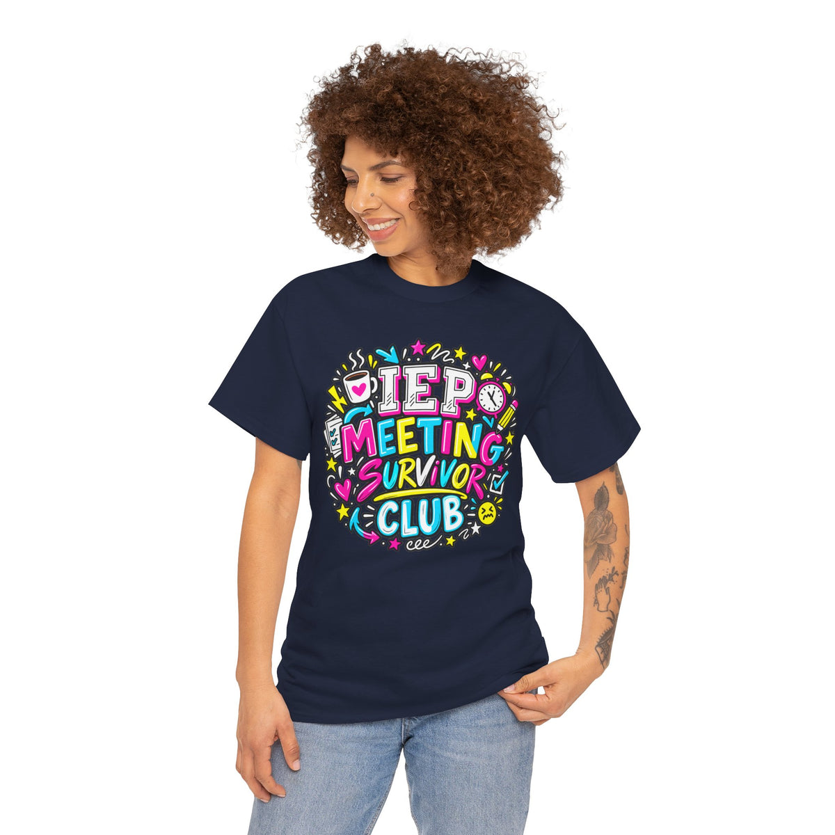Video Meeting Survivor Club T-Shirt — Funny Remote Work Tee