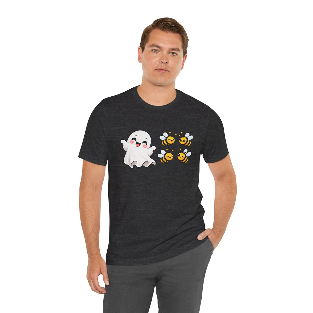 Boo & Bees Halloween Tee – Cute Ghost & Bee Shirt | Spooky Season Must-Have
