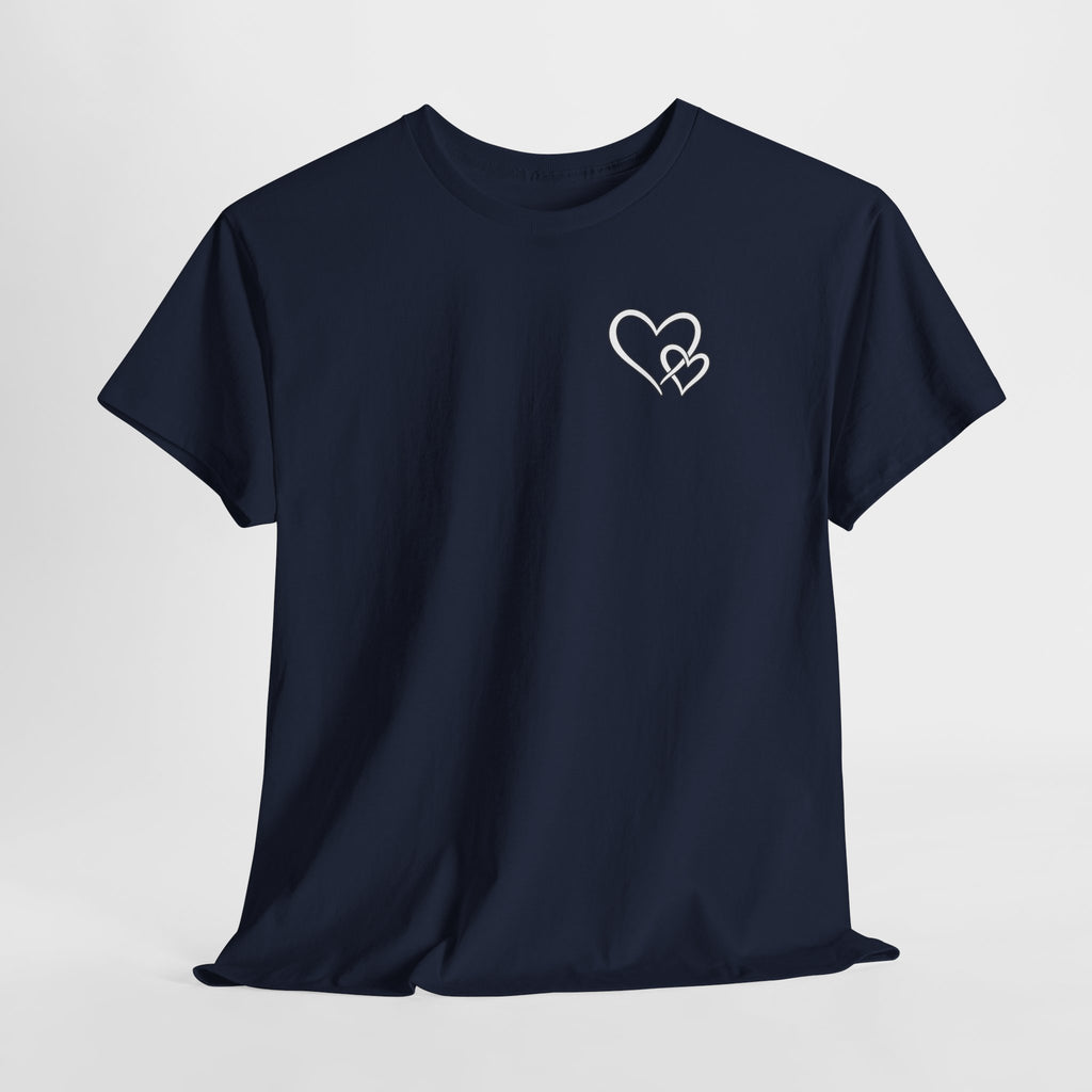 Inspirational Heart T-Shirt – "To the Person Behind Me: You Are Amazing, Beautiful and Enough" Motivational Tee