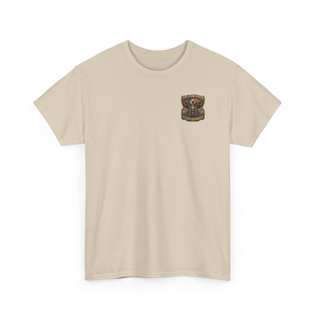 Freedom Rider Motorcycle T‑Shirt — Born to Roam Vintage Biker Tee