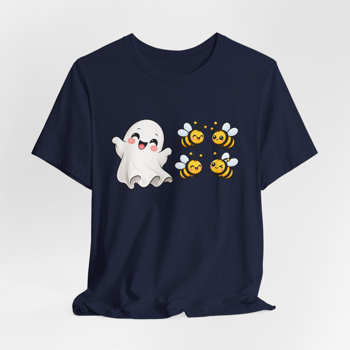 Boo & Bees Halloween Tee – Cute Ghost & Bee Shirt | Spooky Season Must-Have