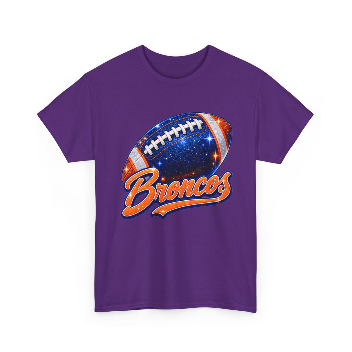 Broncos Football T-Shirt — Galaxy Football Graphic Tee