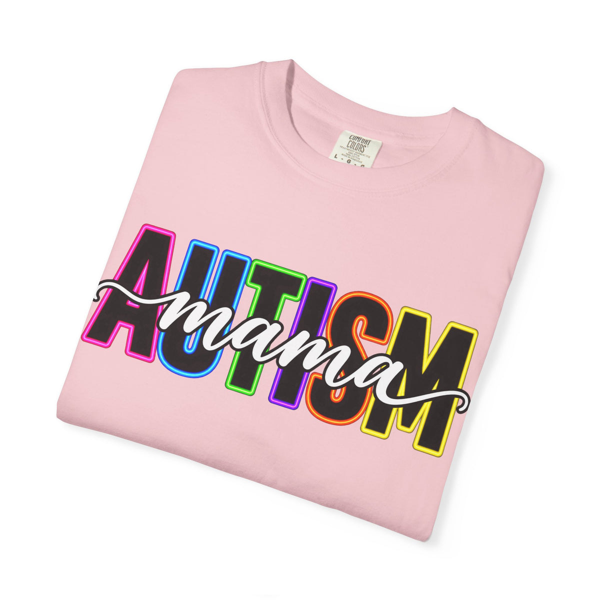 Autism Mama T-Shirt — Colorful Pride Support Tee for Moms