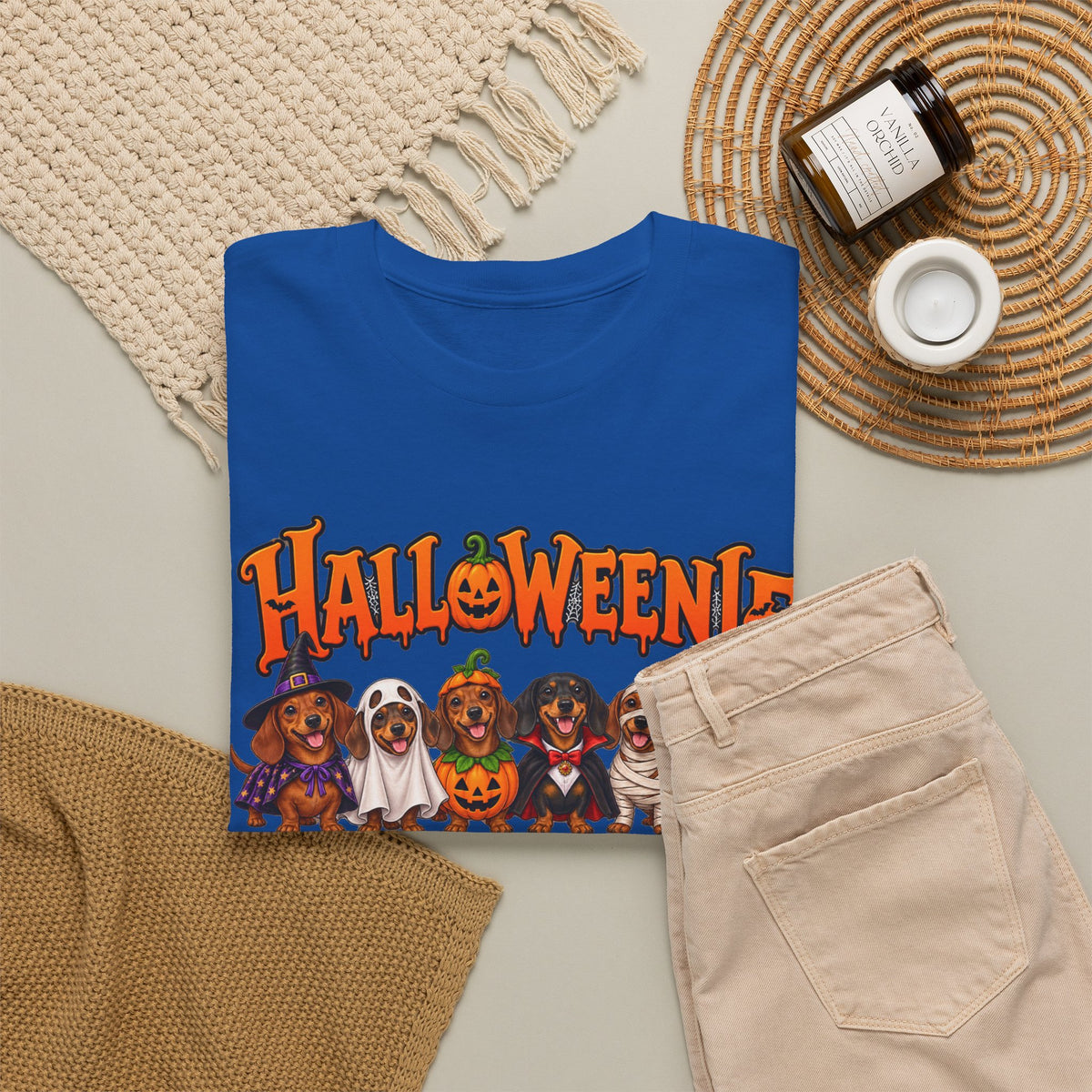 Halloweenie Dachshund T-Shirt | Halloween Dog Graphic
