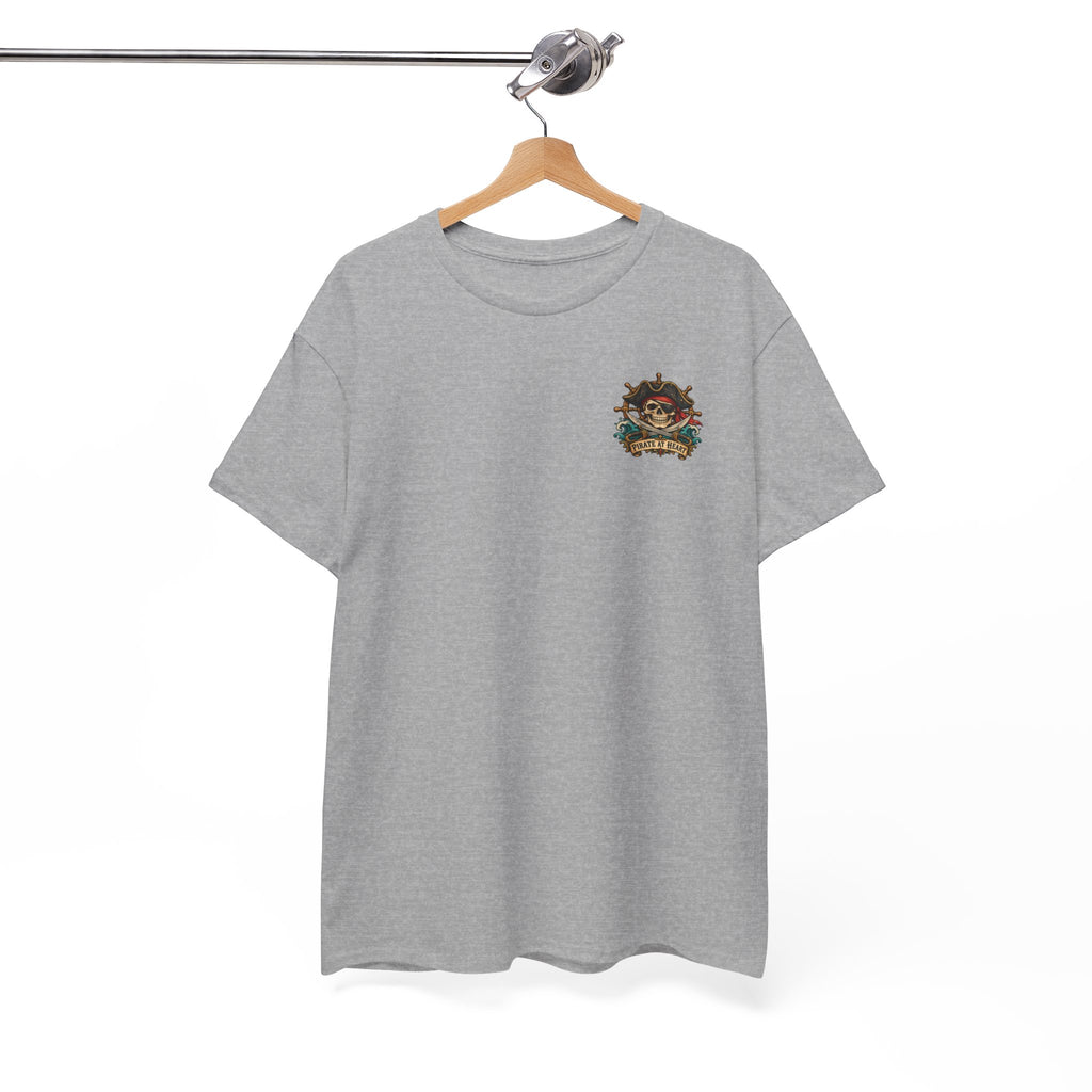 Pirate Skull Tee — "I Was a Pirate" Nautical Skull, Water • Alcohol • Booty • Boats Graphic T‑Shirt