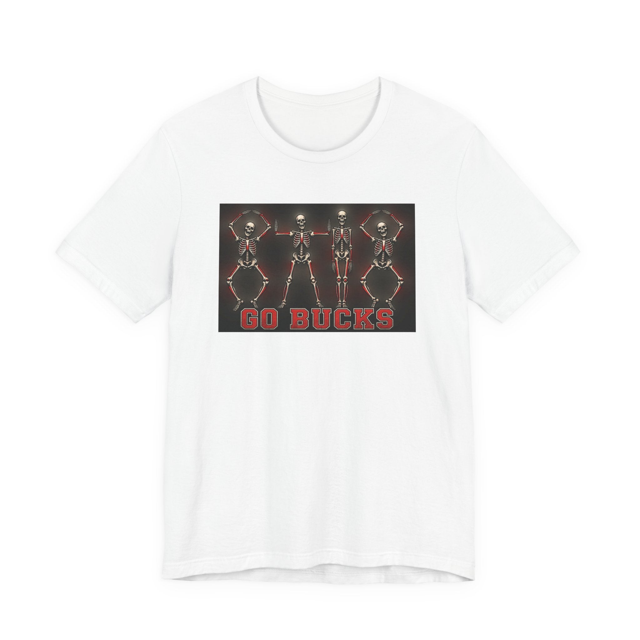 Go Bucks T-Shirt — Dancing Skeletons College Game Day Tee