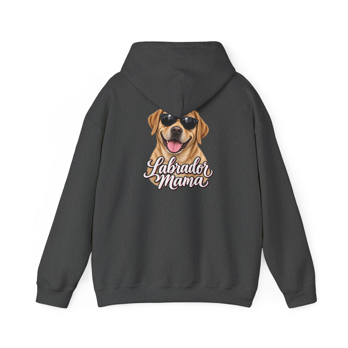Labrador Mama Hoodie — Dog Mom Sweatshirt with Cute Sunglasses Lab Design