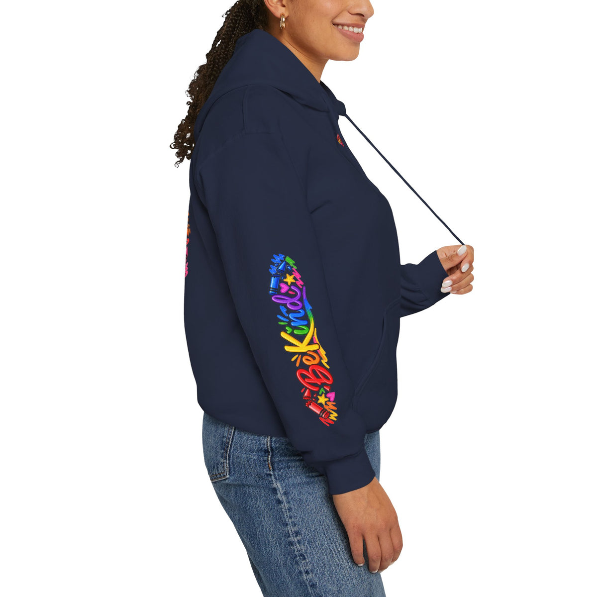 Broken Crayons Still Colorful Rainbow Art Hoodie
