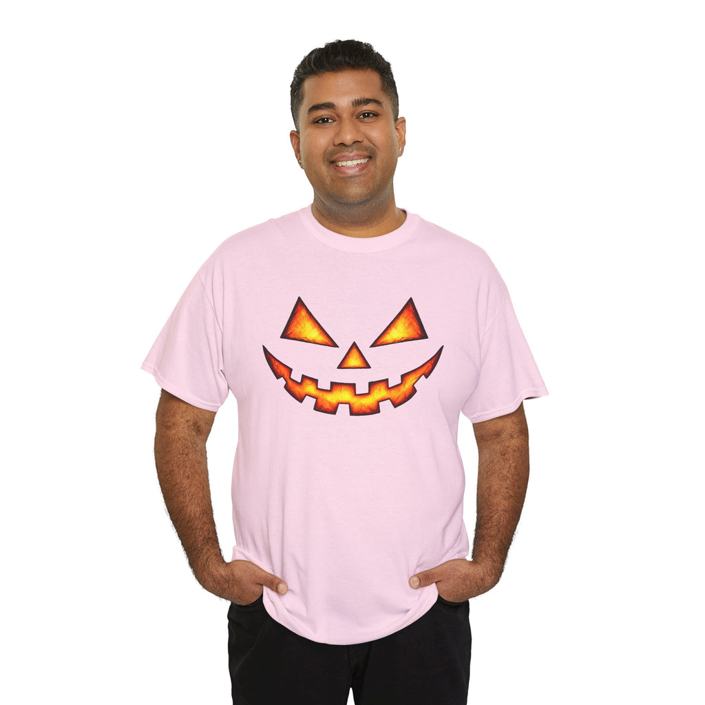 Jack-O'-Lantern Pumpkin Scary Face T-Shirt — Halloween Horror Costume Tee