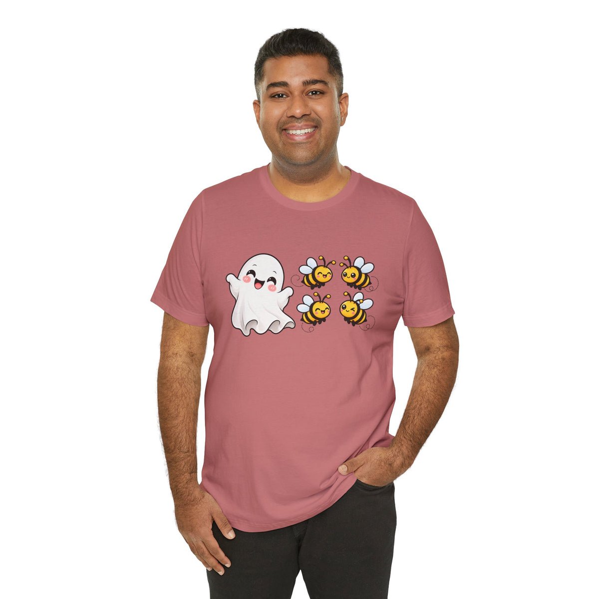 Boo & Bees Halloween Tee – Cute Ghost & Bee Shirt | Spooky Season Must-Have