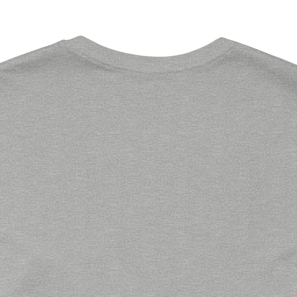 Autism Awareness Ribbon Chest Tee — 'Different, Not Less' Short Sleeve T-Shirt