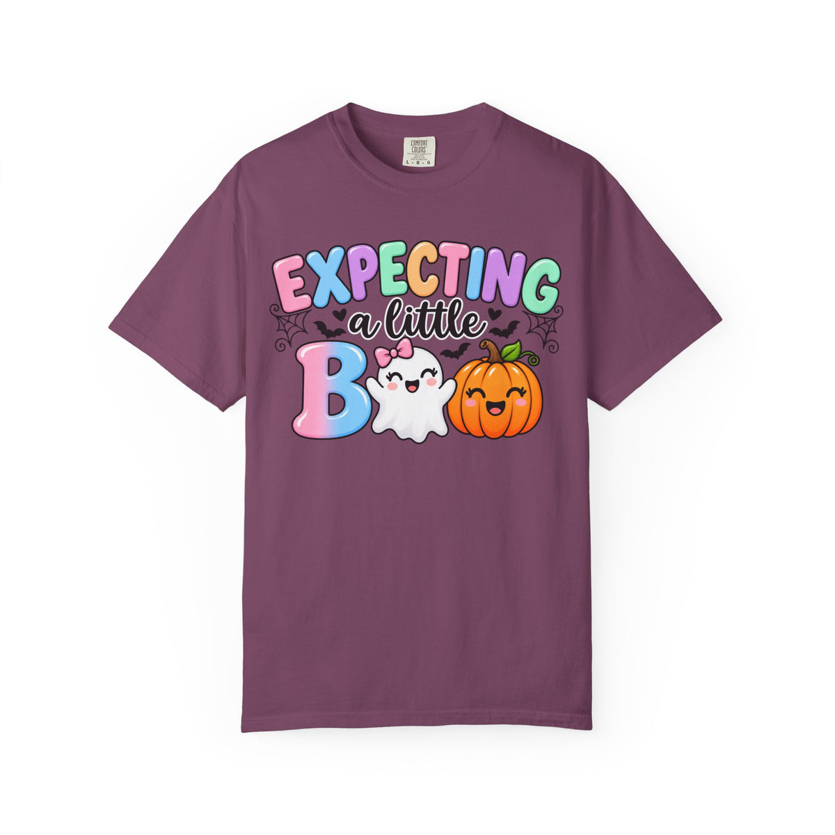 Expecting a Little Boo Maternity T-Shirt — Cute Halloween Pregnancy Tee