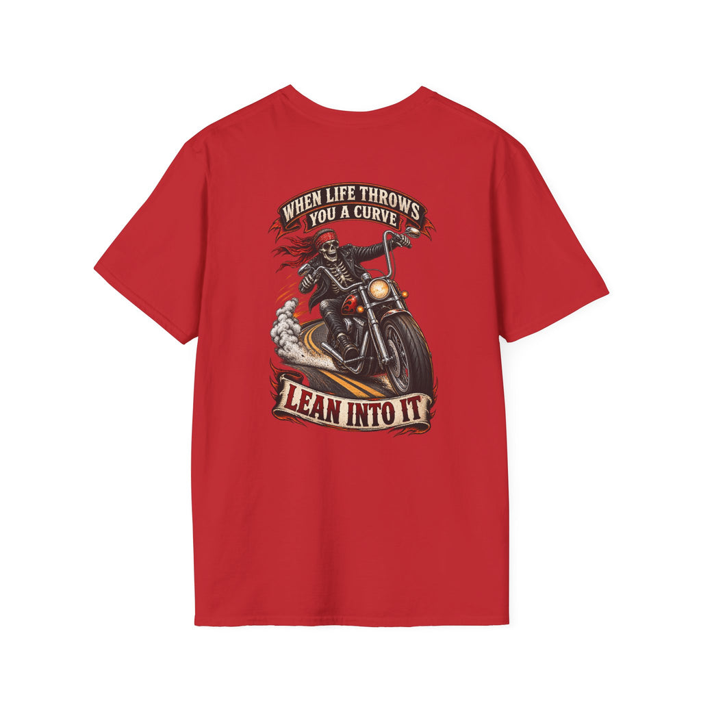 Motorcycle Rider Skull Tee — Born to Ride Graphic T-Shirt