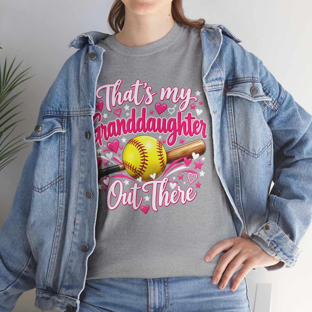 That’s My Granddaughter Out There Softball Grandma T-Shirt