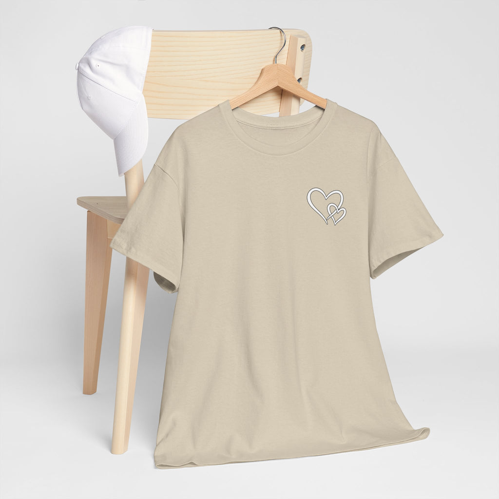 Inspirational Heart T-Shirt – "To the Person Behind Me: You Are Amazing, Beautiful and Enough" Motivational Tee