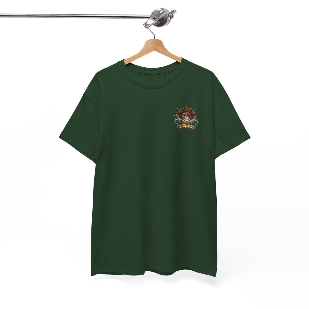 Pirate Skull Tee — "I Was a Pirate" Nautical Skull, Water • Alcohol • Booty • Boats Graphic T‑Shirt