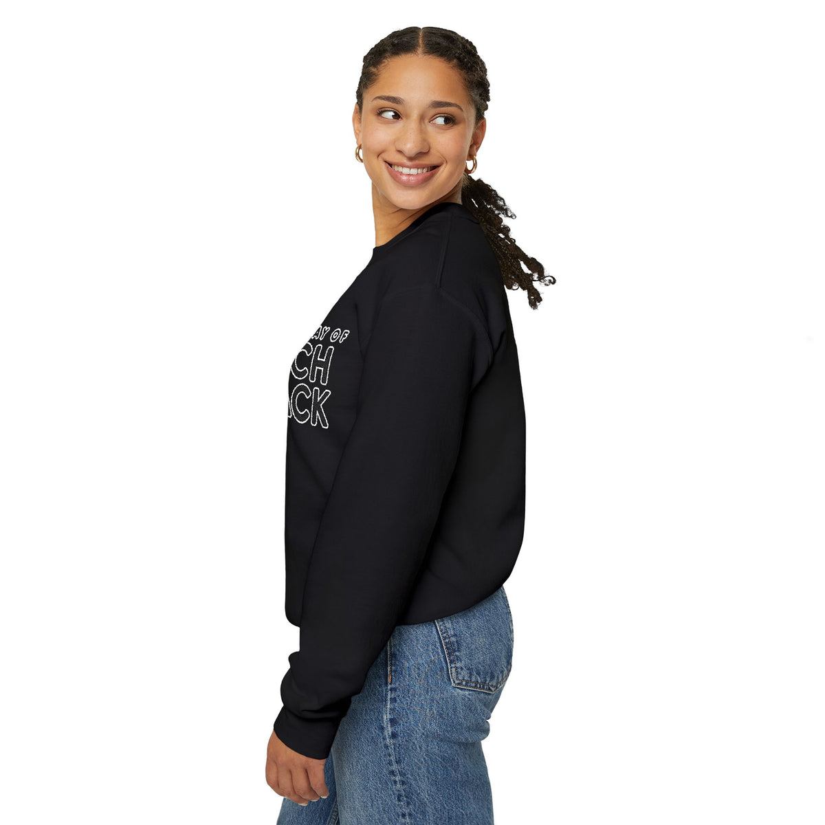Pitch Black Graphic Sweatshirt — 'A Little Bit of Pitch Black' Cozy Crewneck