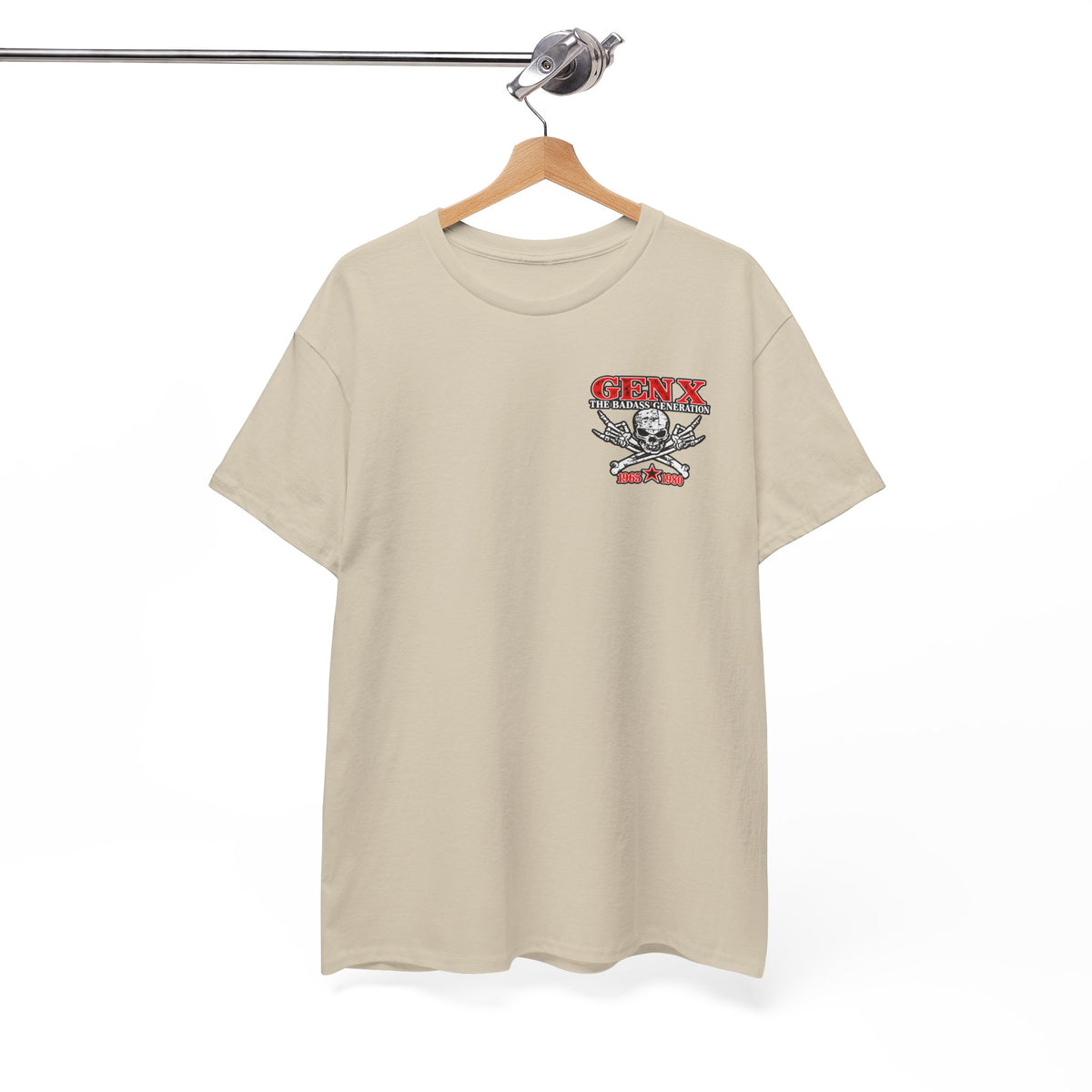Gen X T‑Shirt — "The Badass Generation" Skull & Crossbones Retro Tee