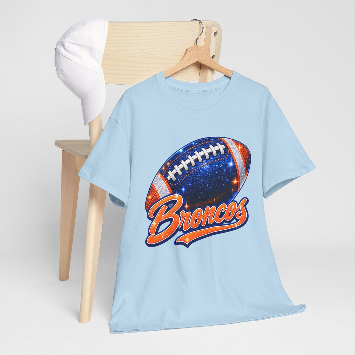 Broncos Football T-Shirt — Galaxy Football Graphic Tee