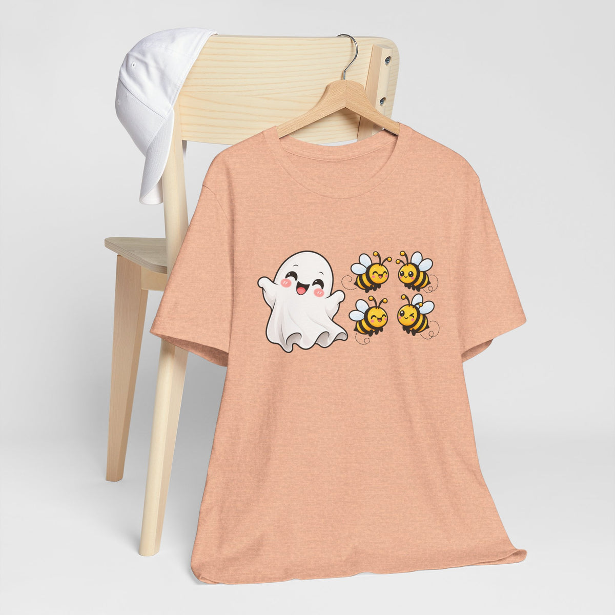 Boo & Bees Halloween Tee – Cute Ghost & Bee Shirt | Spooky Season Must-Have