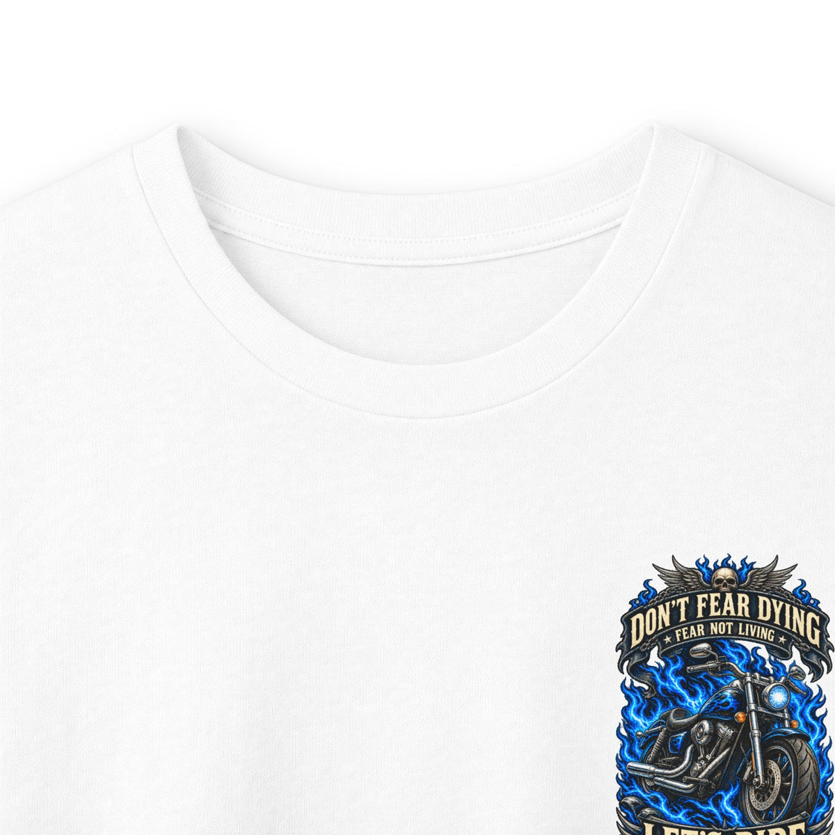 Don't Fear Dying Motorcycle Long Sleeve Tee