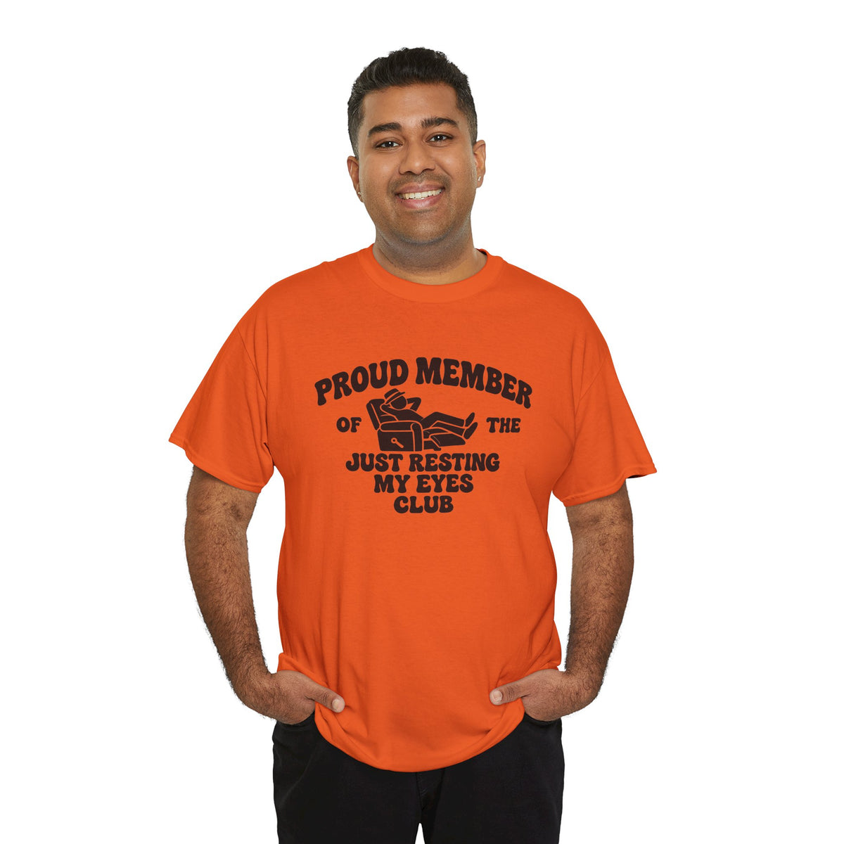 Resting My Eyes Club T-Shirt — "Proud Member of the Just Resting My Eyes Club" Graphic Tee