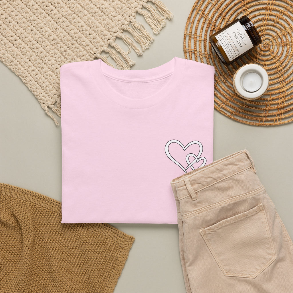Inspirational Heart T-Shirt – "To the Person Behind Me: You Are Amazing, Beautiful and Enough" Motivational Tee