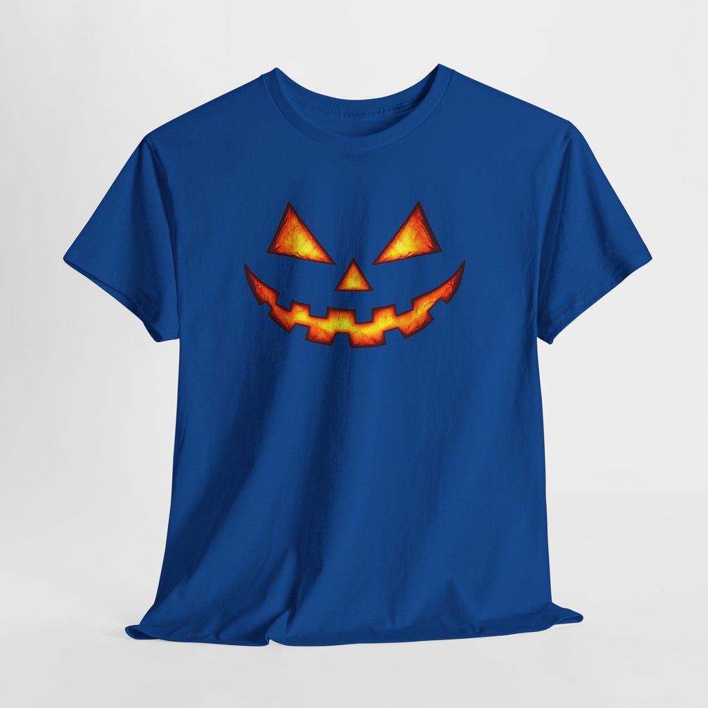 Jack-O'-Lantern Pumpkin Scary Face T-Shirt — Halloween Horror Costume Tee