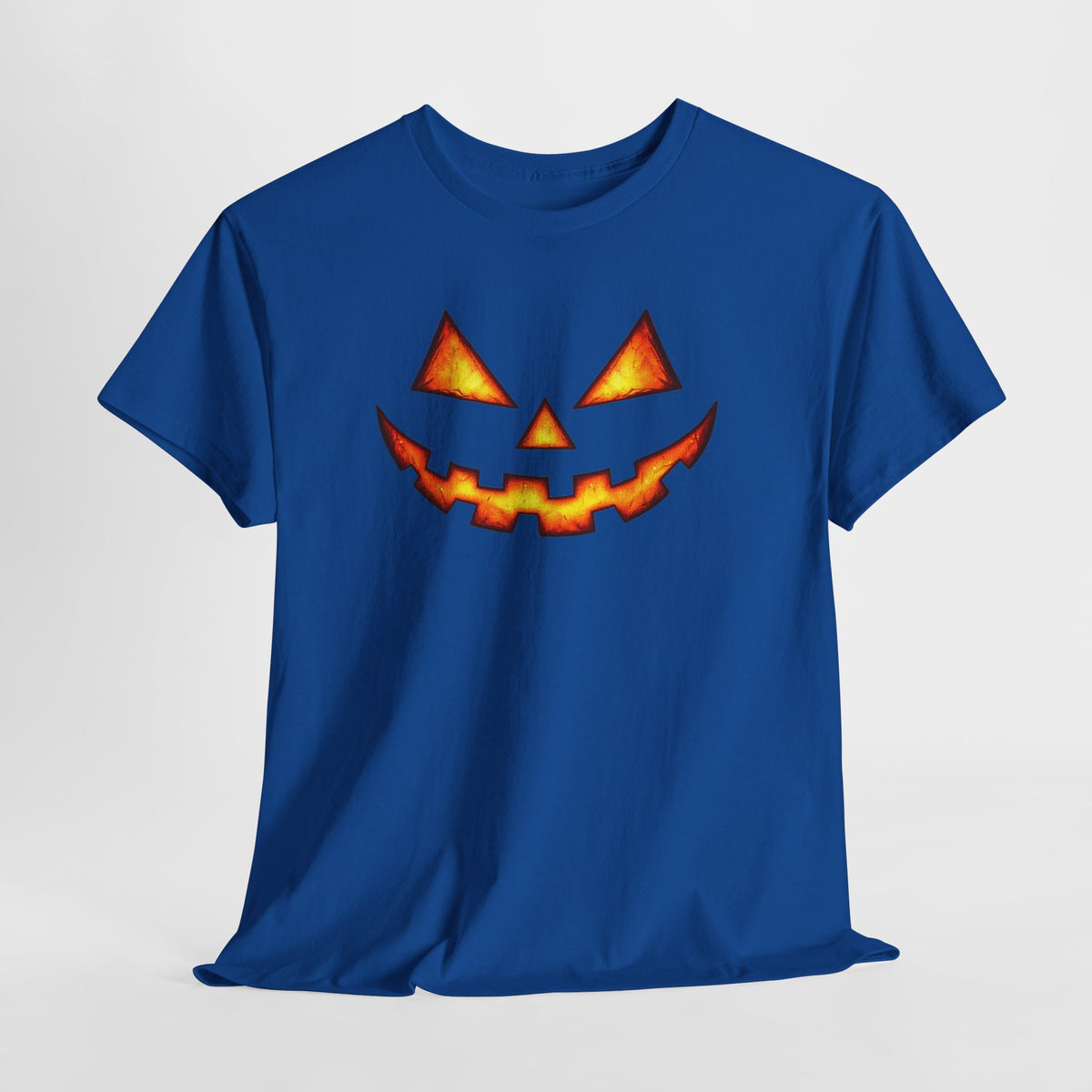 Jack-O'-Lantern Pumpkin Scary Face T-Shirt — Halloween Horror Costume Tee