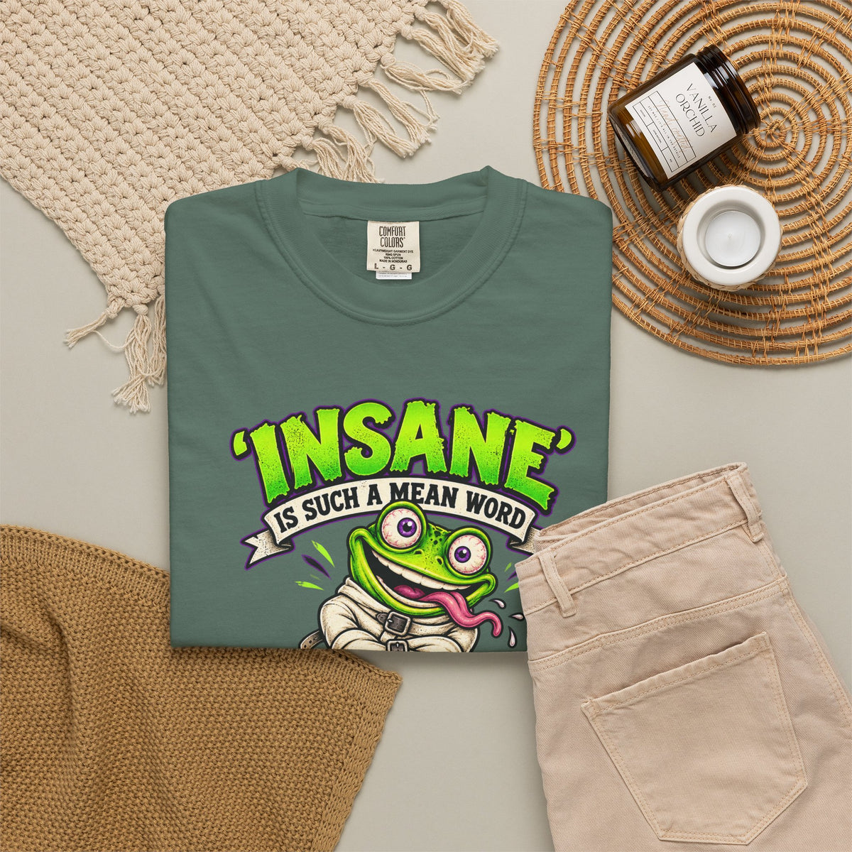 Insane? I Prefer Mentally Creative — Graphic T-Shirt