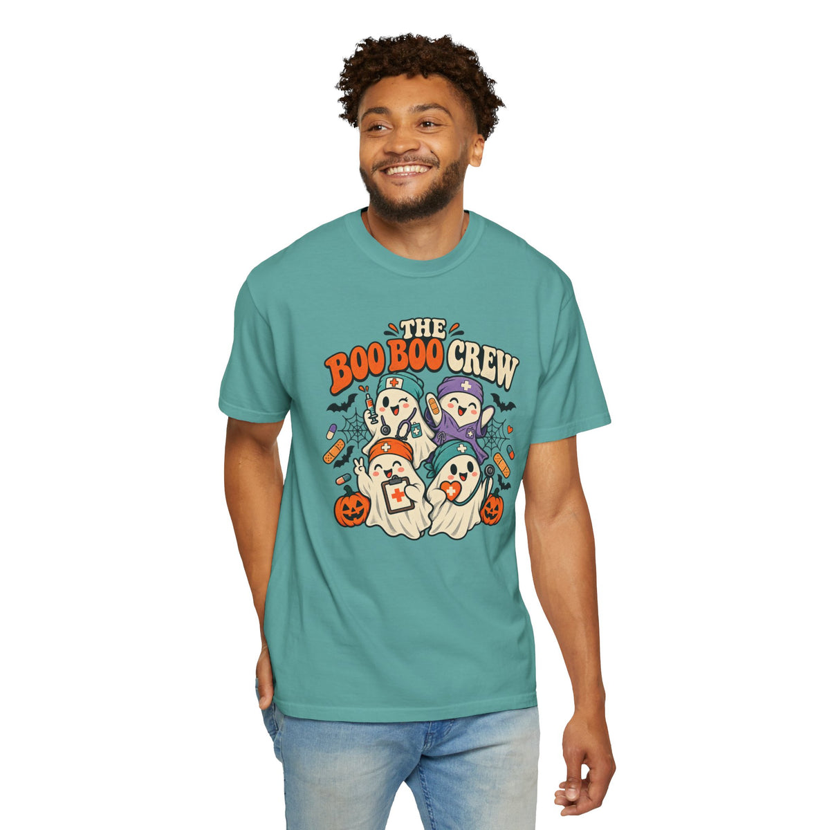 Halloween 'The Boo Boo Crew' Graphic T-Shirt